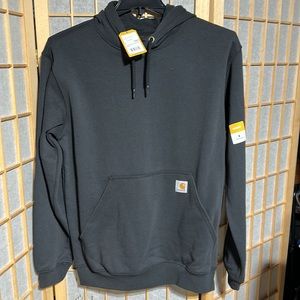 Carhartt TS0288-M K288-BLK Hoodie Black with sleeve logo Medium NWT